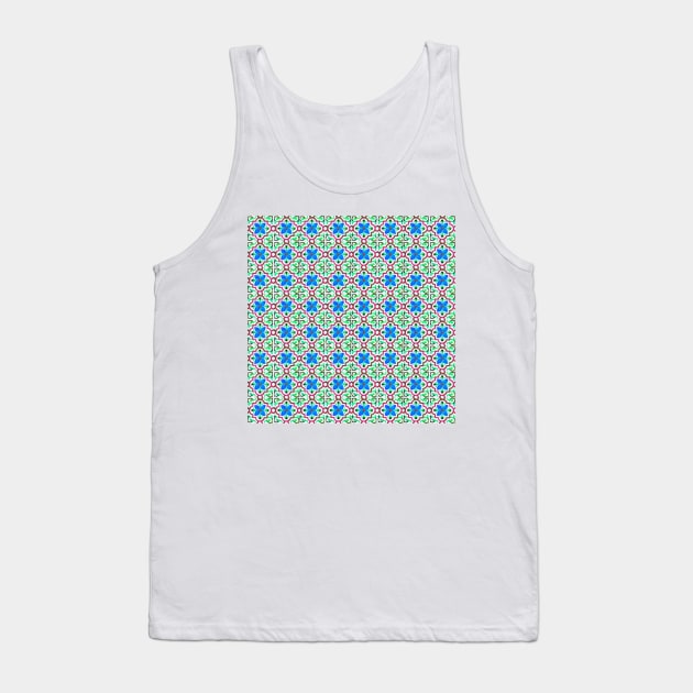 Spanish Azulejo Tank Top by ErianAndre